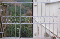 wrought iron garden gates