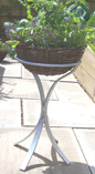 iron plant hanging basket stand holder