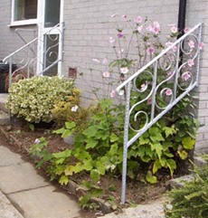 wrought iron handrails