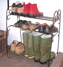 custom made shoe racks